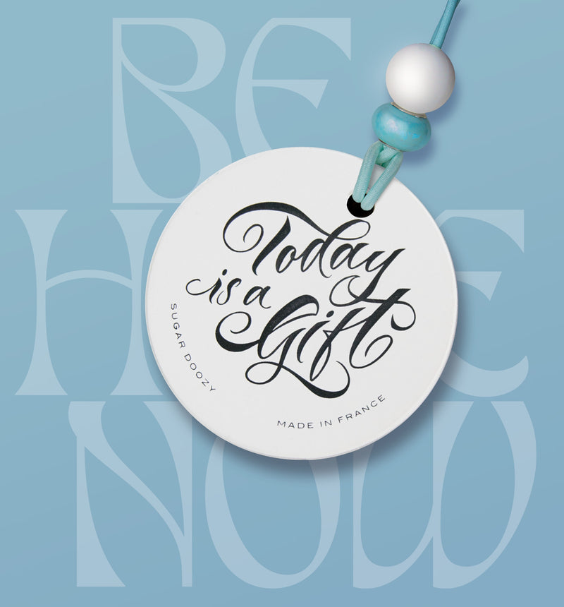 Be Here Now - Silver & Turquoise Sea Turtle